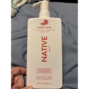 Native Conditioner  Candy Cane Holiday Moisturizing Hair 16.5 Oz Conditioner